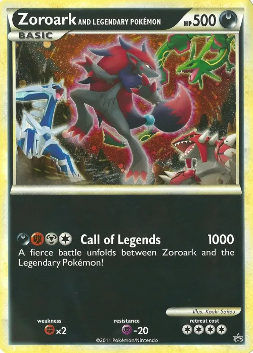Zoroark and Legendary Pokémon