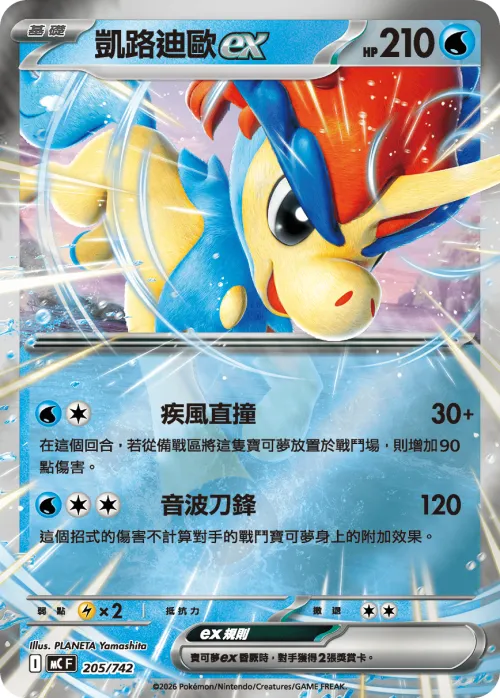 Keldeo ex - Reverse Holo