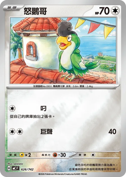 Squawkabilly - Reverse Holo