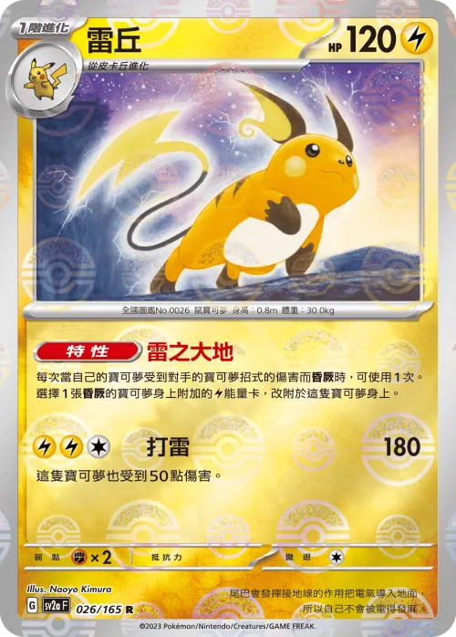 Raichu - Poke Ball Pattern