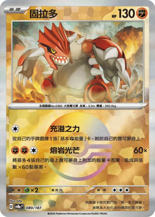 Groudon - Poke Ball Pattern