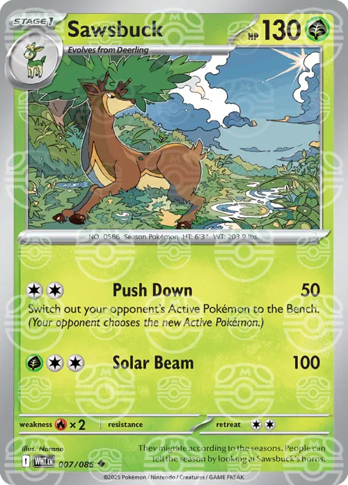 Sawsbuck - Master Ball Pattern