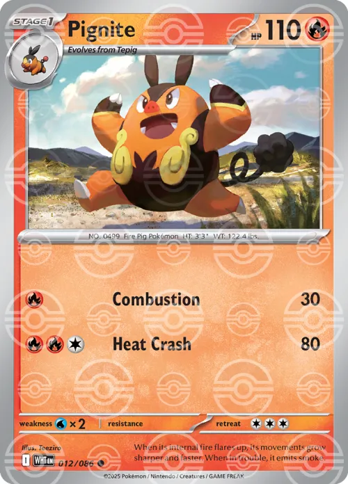 Pignite - Poke Ball Pattern