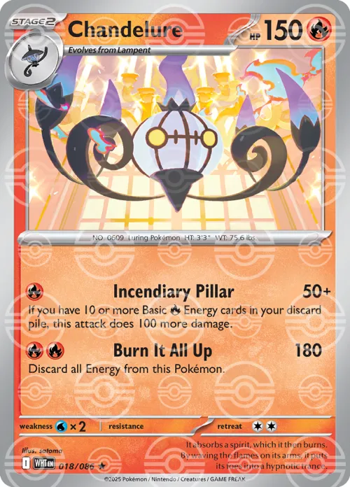 Chandelure - Poke Ball Pattern