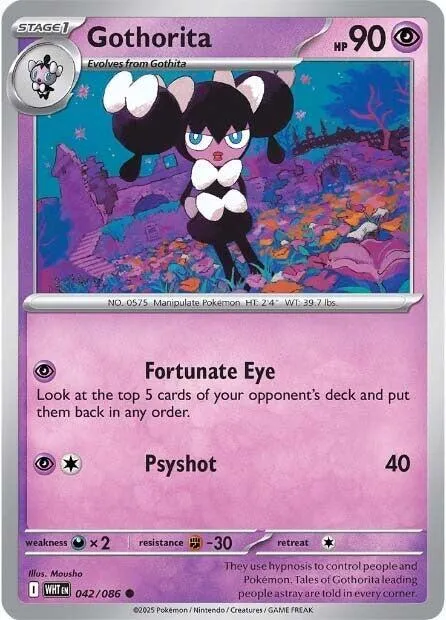 Gothorita - Reverse Holo