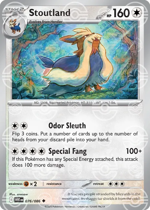 Stoutland - Poke Ball Pattern