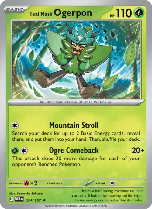 Teal Mask Ogerpon - Holo