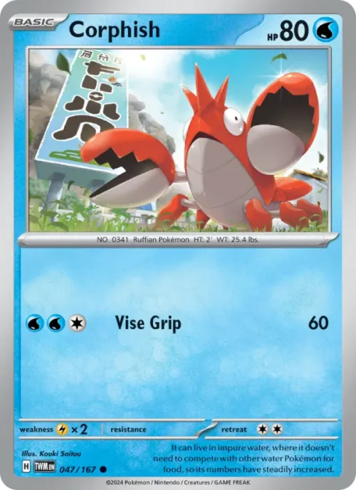 Corphish - Reverse Holo