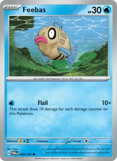 Feebas - Reverse Holo