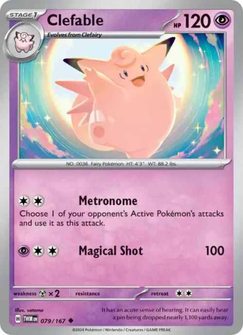 Clefable - Reverse Holo