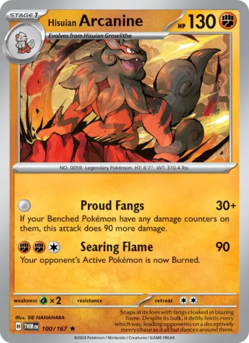 Hisuian Arcanine - Holo
