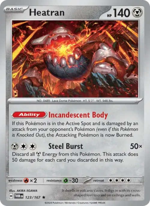 Heatran - Reverse Holo