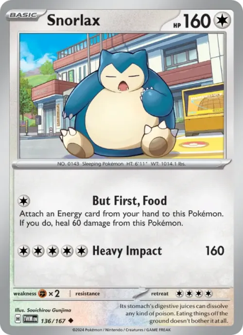 Snorlax - Reverse Holo