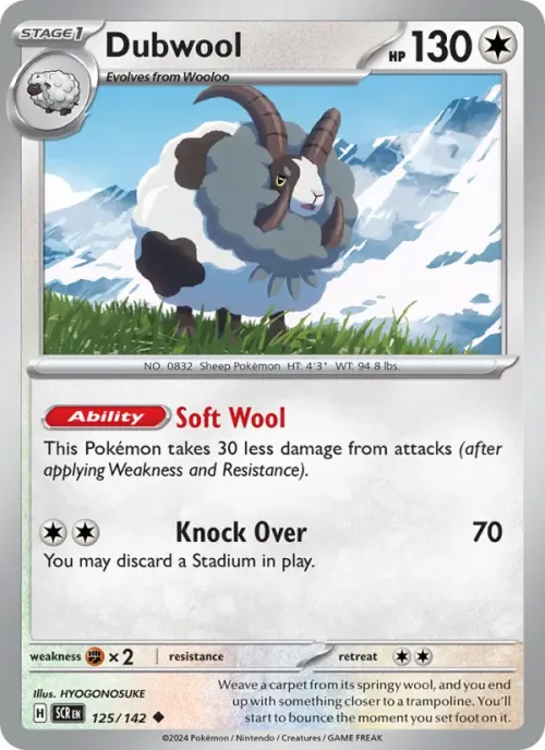 Dubwool - Reverse Holo