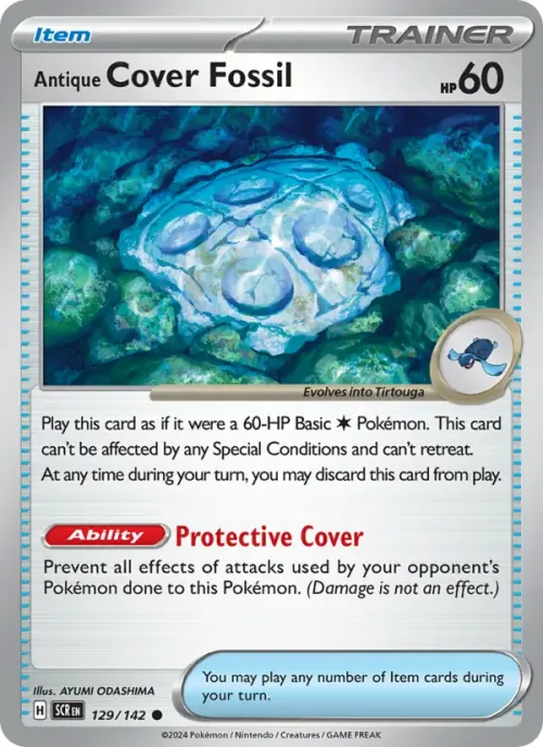 Antique Cover Fossil - Reverse Holo