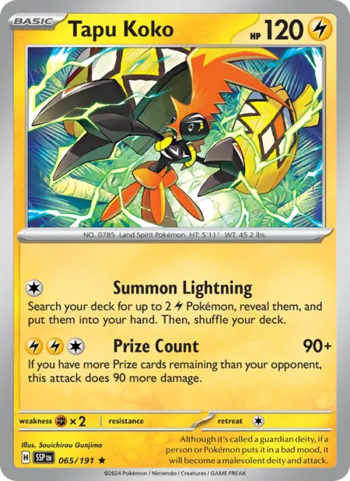 Tapu Koko - Reverse Holo