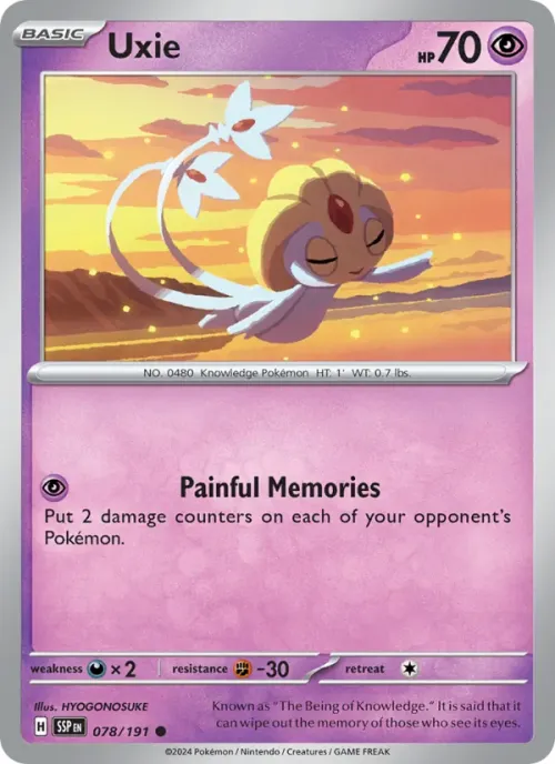 Uxie - Reverse Holo