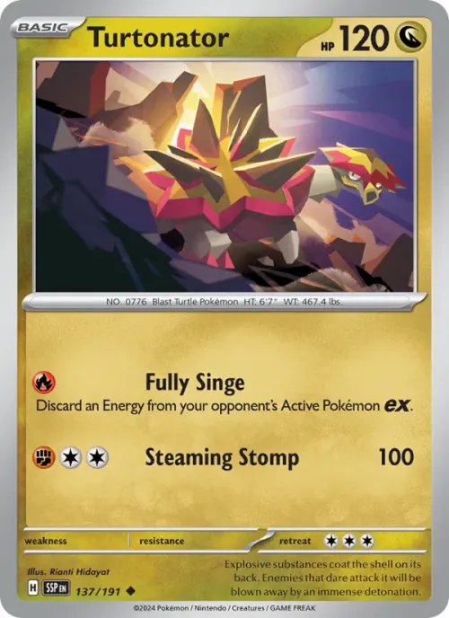 Turtonator - Reverse Holo