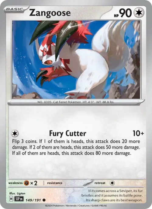 Zangoose - Reverse Holo