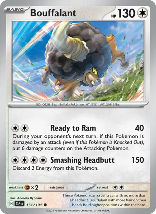 Bouffalant - Reverse Holo