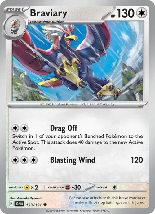 Braviary - Reverse Holo