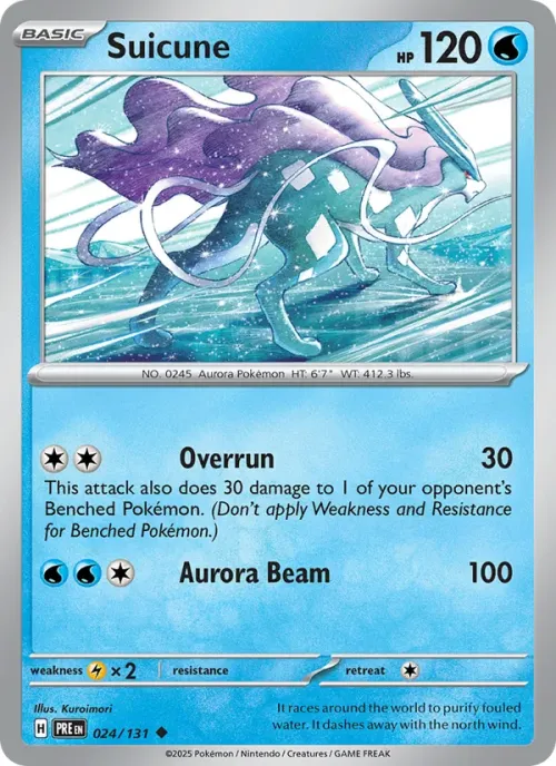 Suicune - Reverse Holo