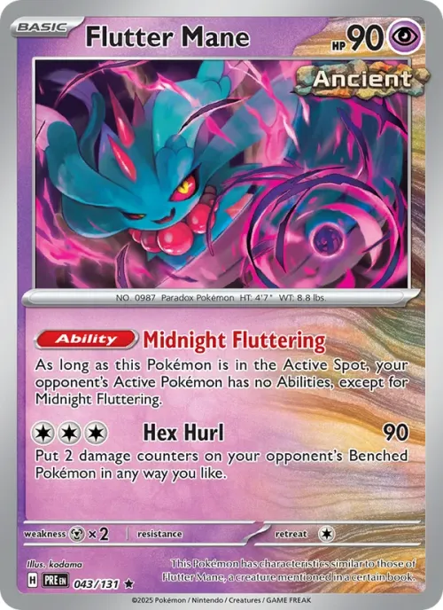 Flutter Mane - Reverse Holo
