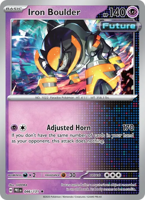 Iron Boulder - Reverse Holo