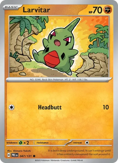 Larvitar - Reverse Holo