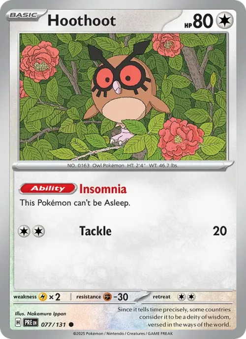 Hoothoot - Poke Ball Pattern