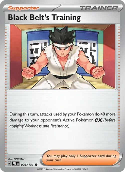 Black Belt's Training - Reverse Holo