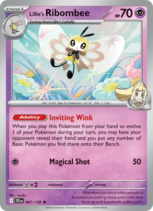 Lillie's Ribombee - Holo