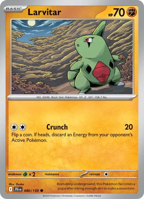 Larvitar - Reverse Holo