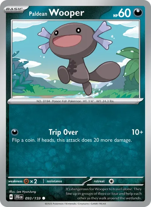 Paldean Wooper - Reverse Holo