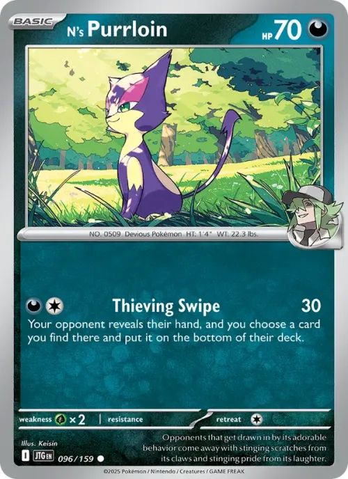 N's Purrloin - Reverse Holo