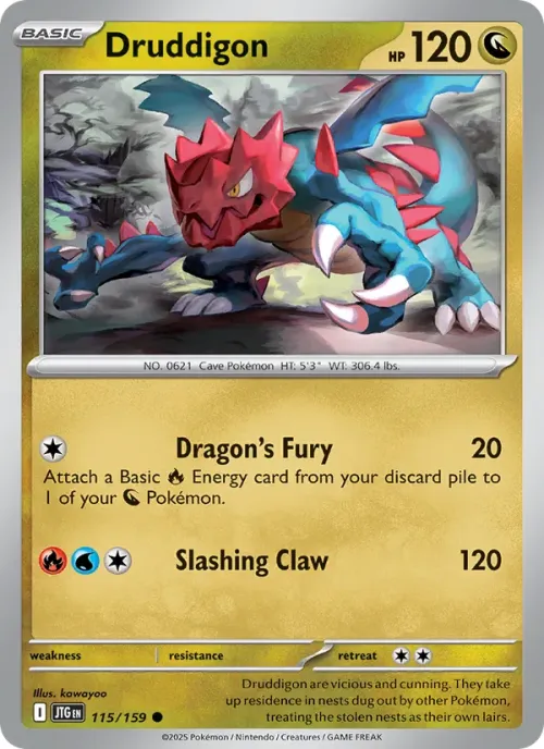 Druddigon - Reverse Holo