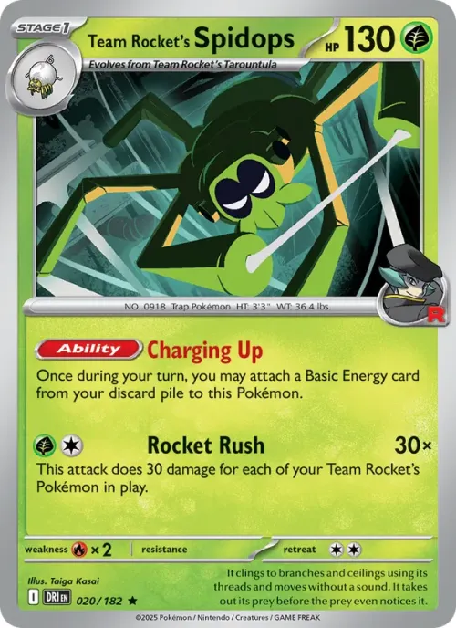 Team Rocket's Spidops - Holo