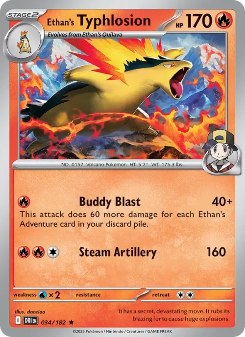 Ethan's Typhlosion - Holo