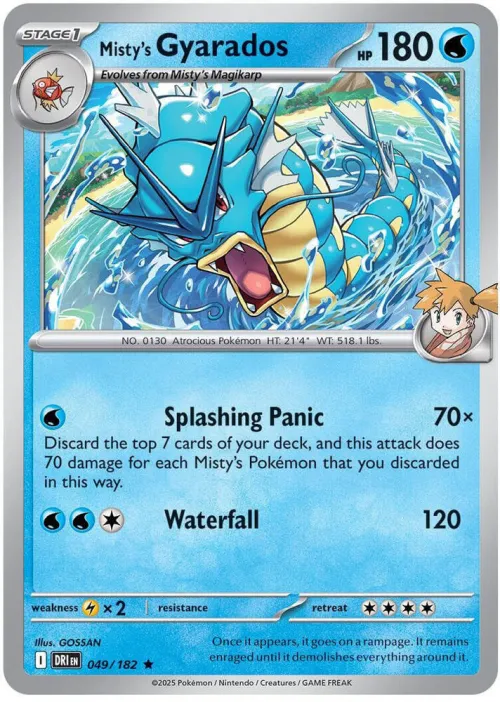 Misty's Gyarados - Holo