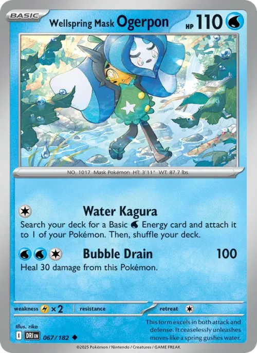 Wellspring Mask Ogerpon - Reverse Holo