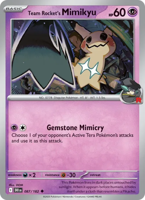 Team Rocket's Mimikyu - Reverse Holo