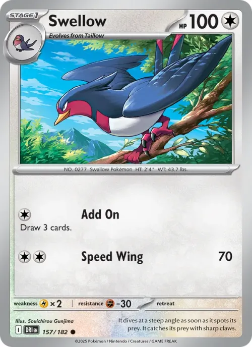 Swellow - Reverse Holo