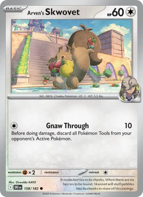 Arven's Skwovet - Reverse Holo