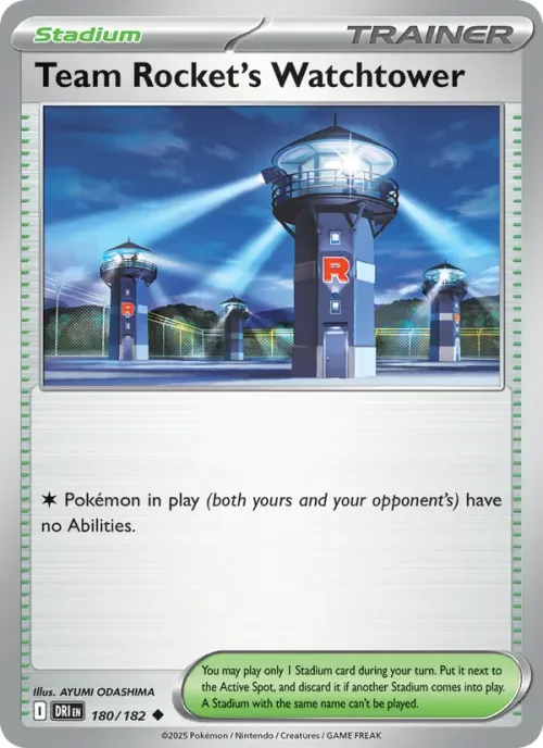 Team Rocket's Watchtower - Reverse Holo