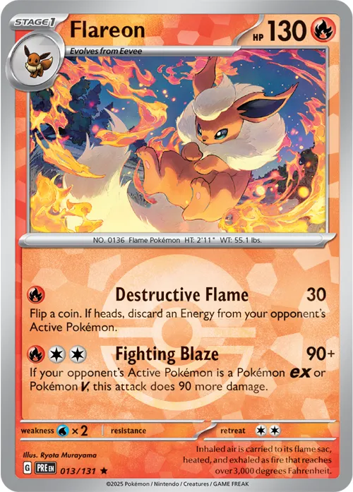 Flareon - Poke Ball Pattern