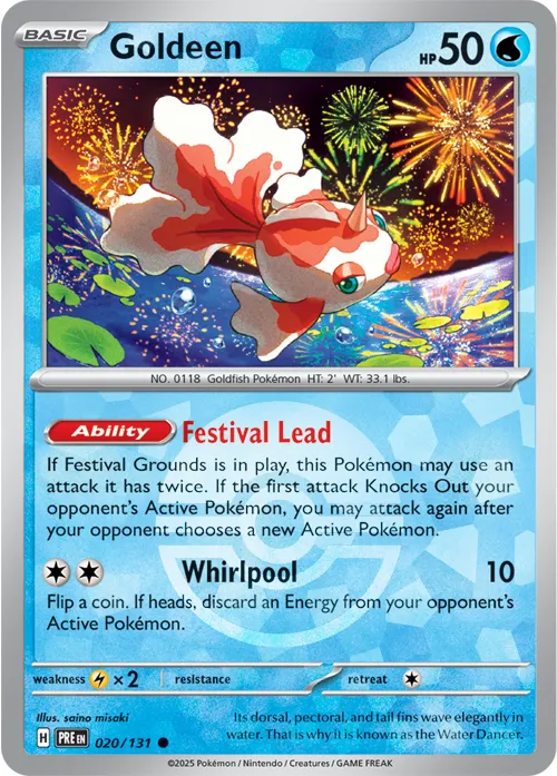 Goldeen - Poke Ball Pattern