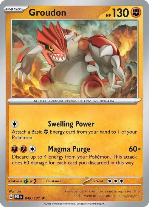 Groudon - Reverse Holo