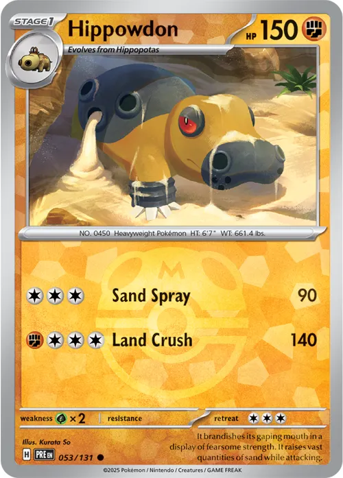 Hippowdon - Master Ball Pattern