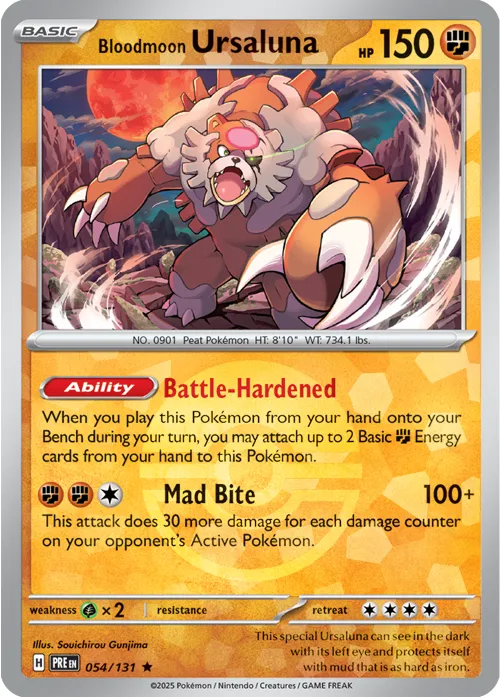 Bloodmoon Ursaluna - Poke Ball Pattern
