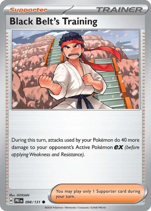 Black Belt's Training - Reverse Holo
